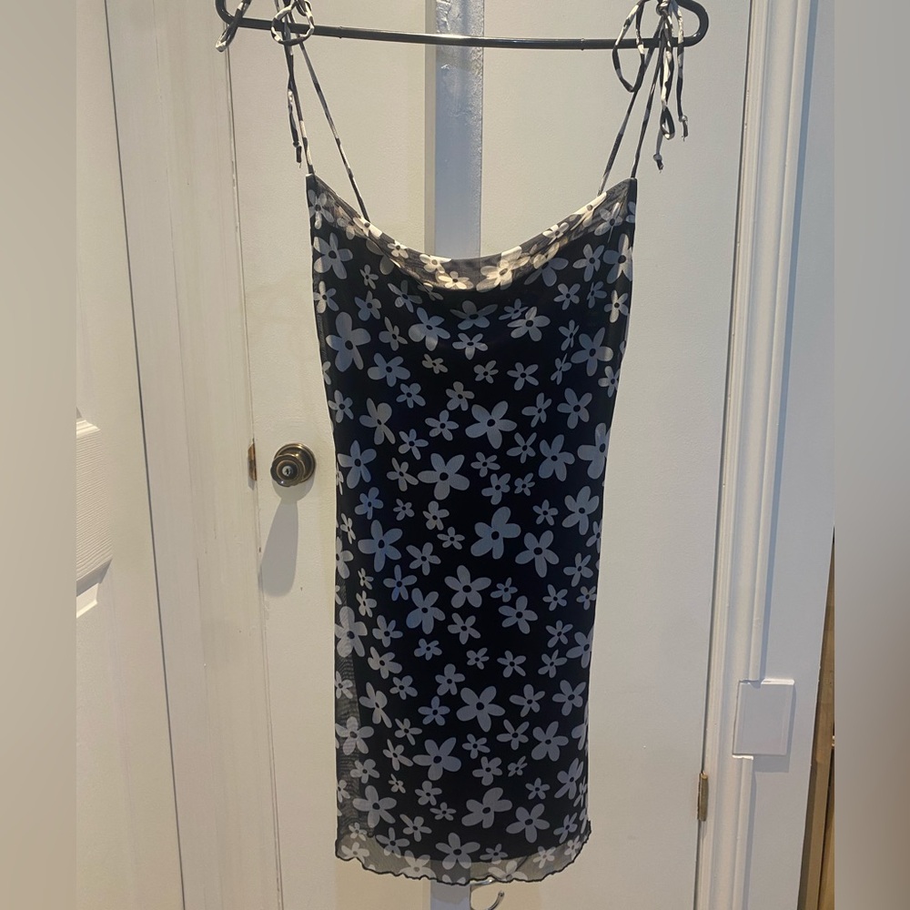 Bershka Black Mini Sundress